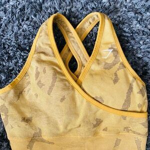 Gymshark Mustard Sports Bra